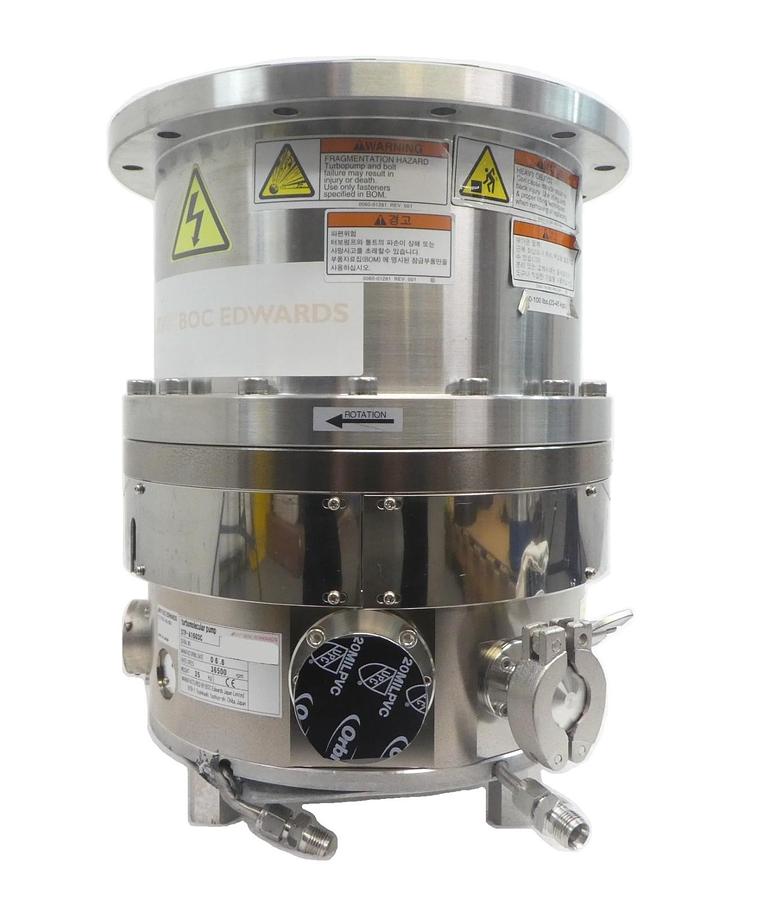 Used STP-A1603C Edwards B751-00-050 Turbomolecular Pump STP High Hours Tested Working