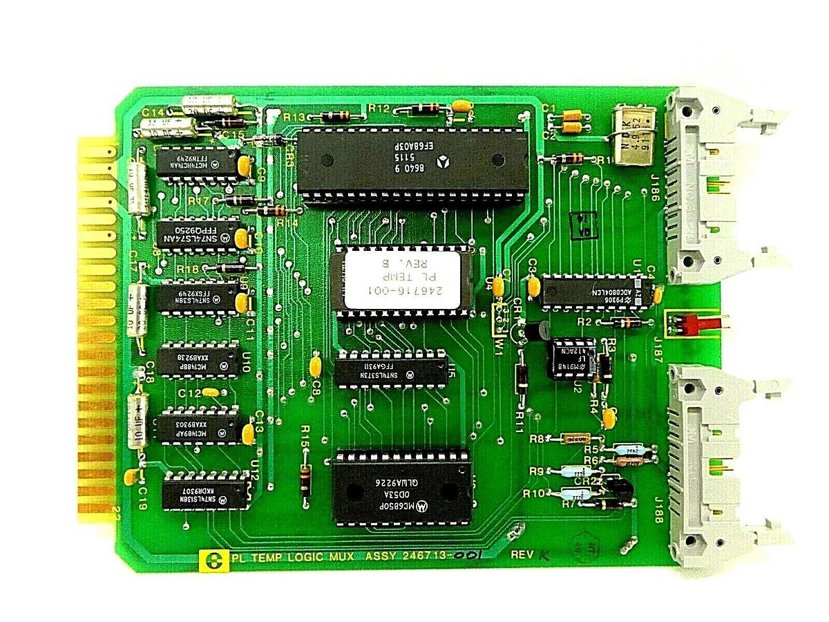 Used Electroglas 246713-001 PL TEMP Logic Mux Card PCB Horizon 4085X Working
