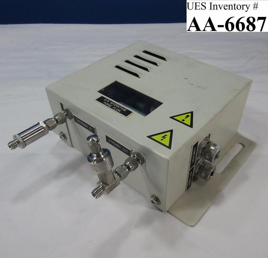 Used Edwards NRY00T0000 Nitrogen Purge P126X VFB Purge Box Used Working