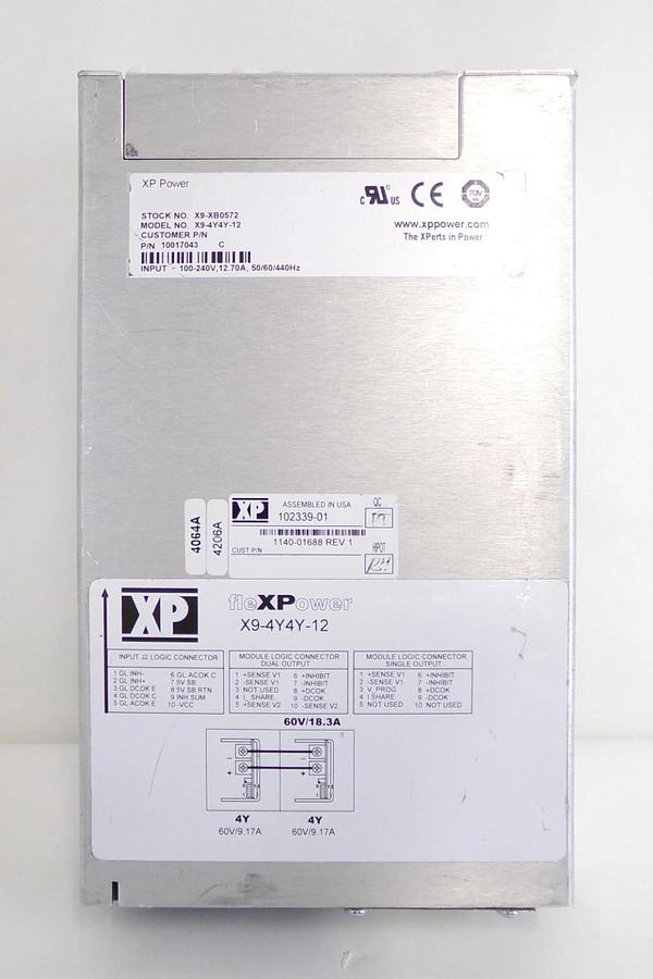 Used XP Power X9-4Y4Y-12 Power Supply Power Supply fleXPower Lot of 2 Working
