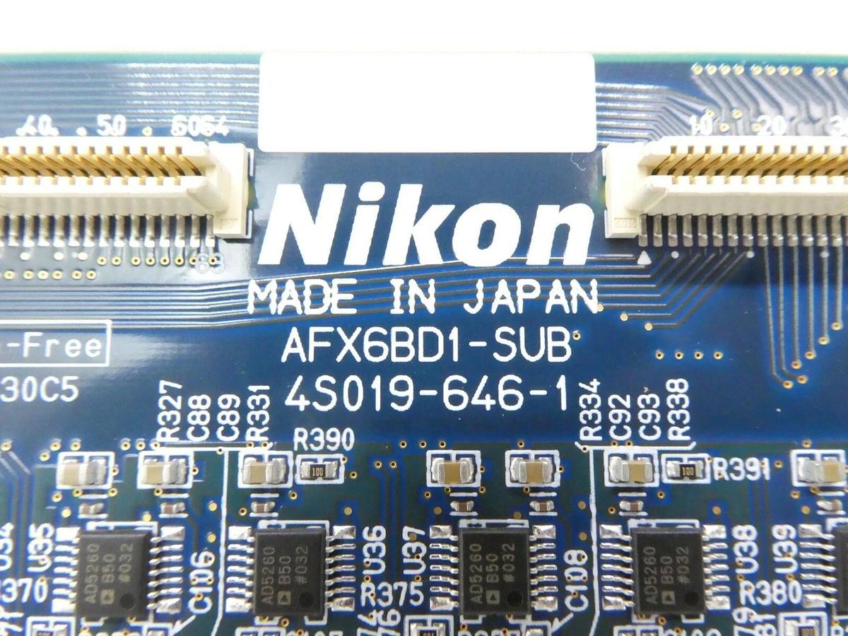 Used Nikon 4S019-646-1 AFX6BD1-SUB PCB NSR-S620D Immersion Scanner Working Spare