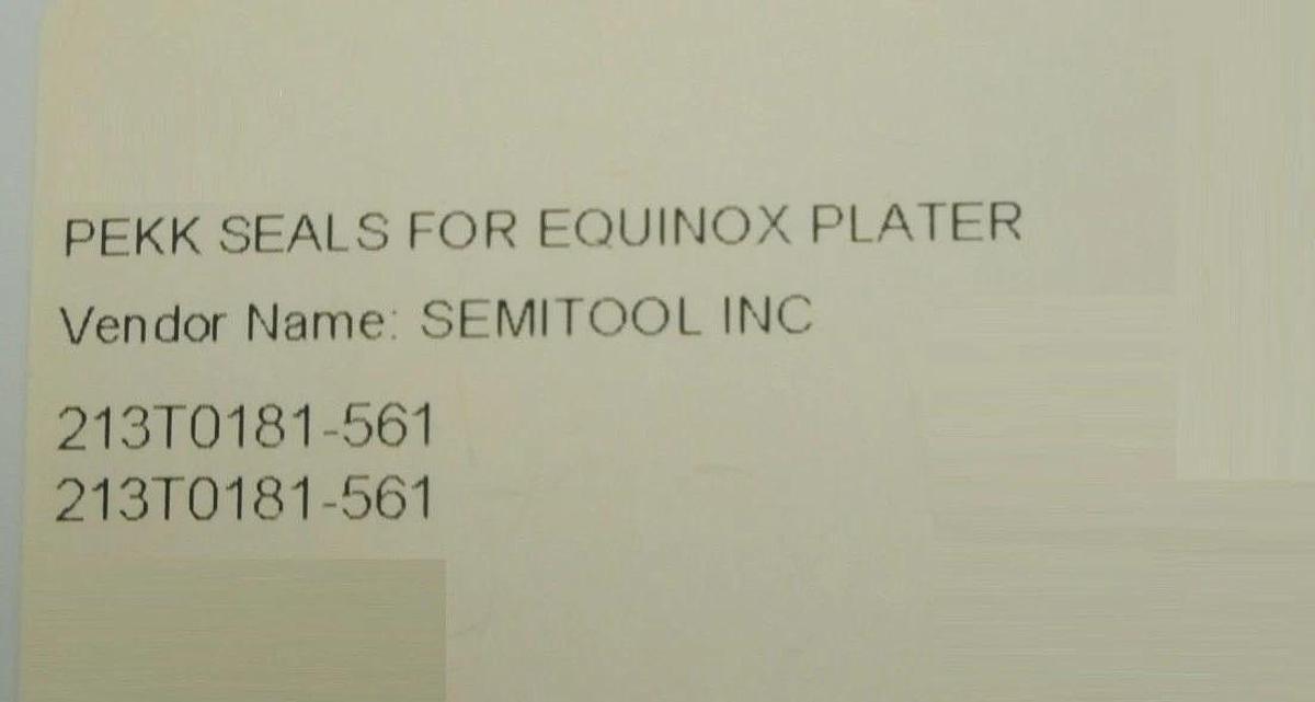 Semitool 213T0181-561 2.0mm Reach Ring Contact with Drain Slots 200mm New