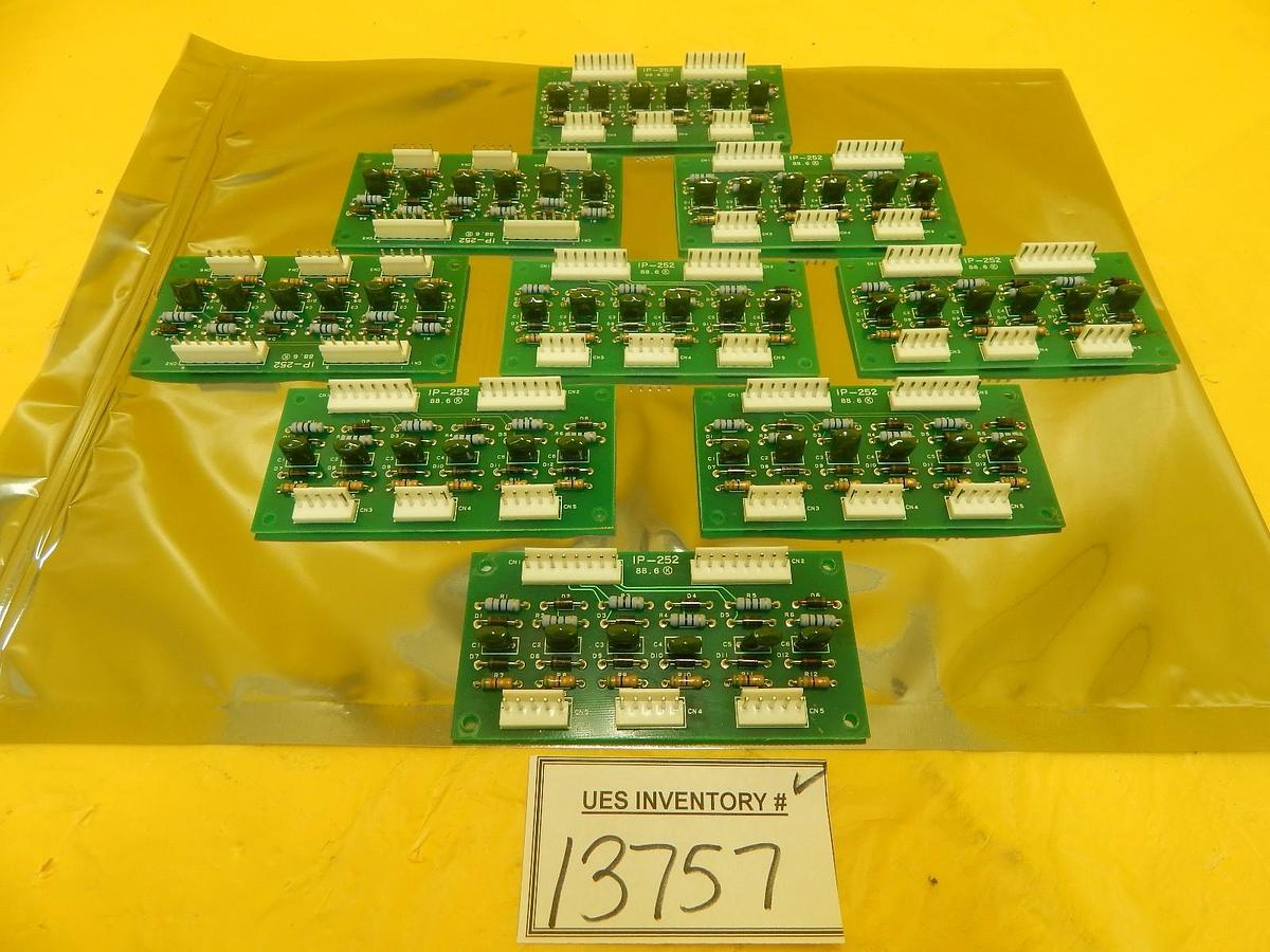 Used Yashibi IP-252 Connector Interface PCB Board Reseller Lot of 9 Used Working