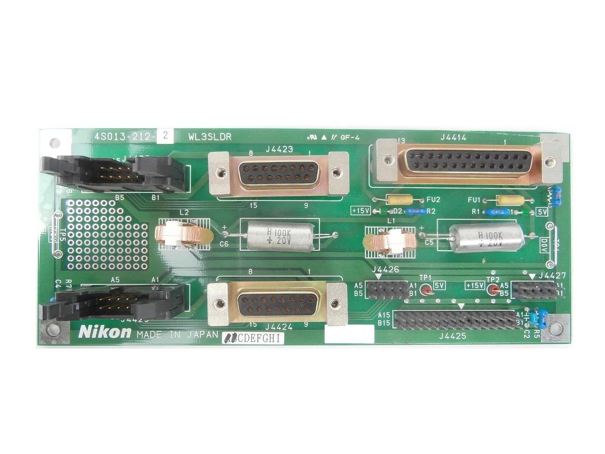Used Nikon 4S013-212-2 Interface Connector Board PCB WL3SLDR NSR Series Working Spare