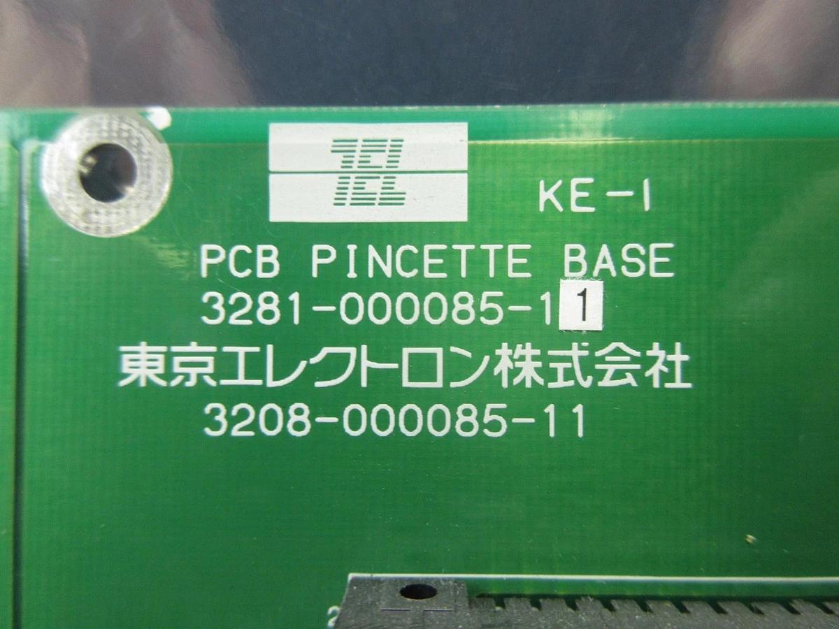Used TEL Tokyo Electron 3281-000085-11 Pincette Base PCB 3208-000085-11 P-8 Used