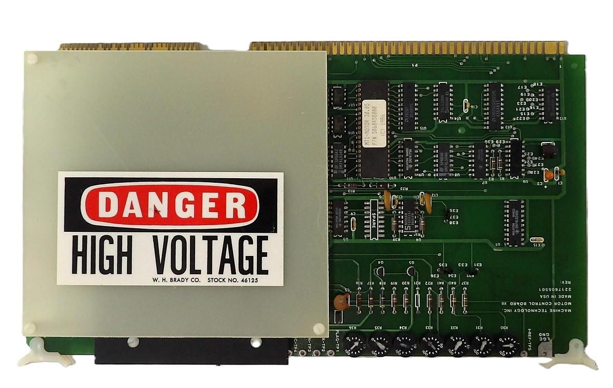 Used Machine Technology 2217605501 Motor Control III PCB Card Working Surplus