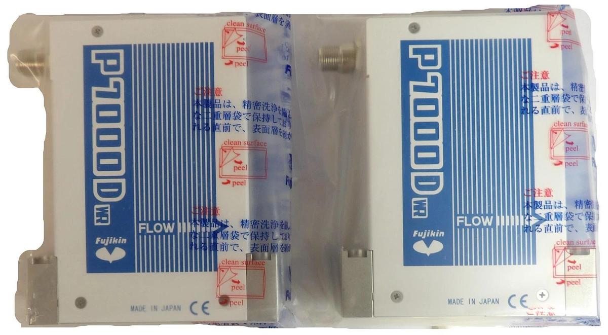 Used Fujikin FCSP7310DW2-T5-4CC2-F1LE/HF-H3D12 Mass Flow Controller MFC Lot of 2 New