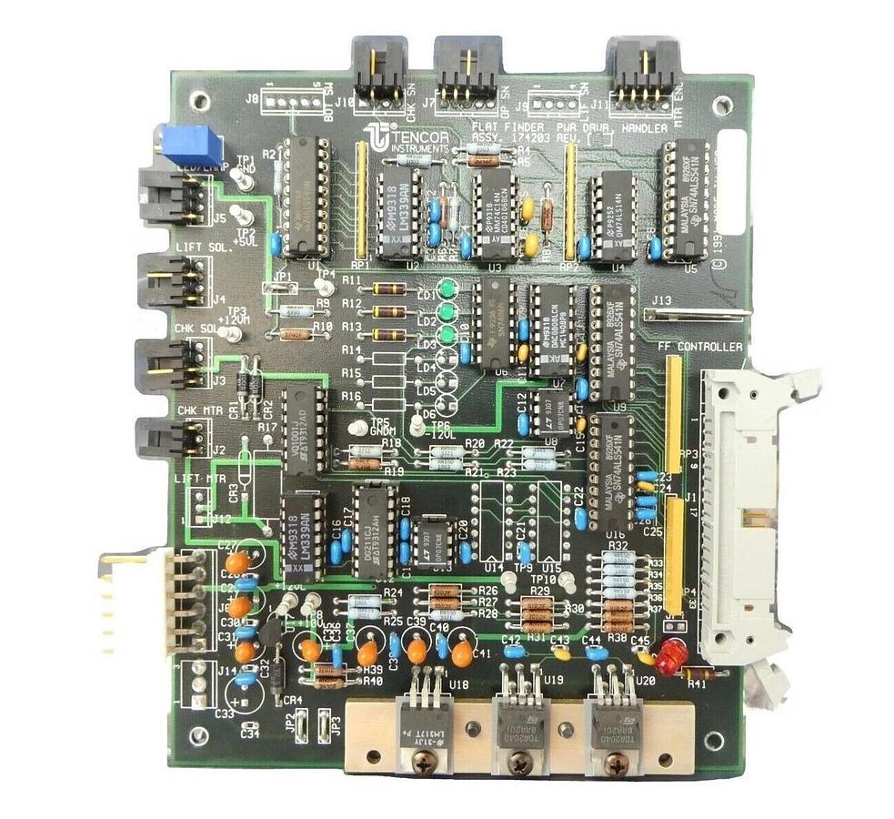 Used Tencor Instruments 174203 Flat Finder Power Driver Handler PCB P-2H Working