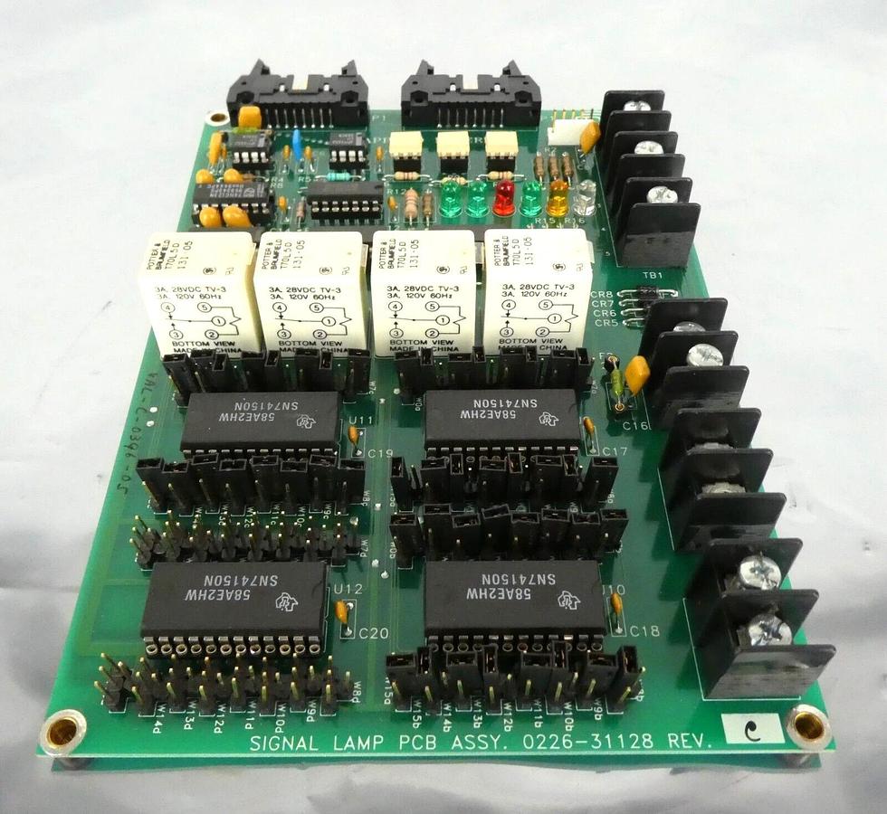Used AMAT Applied Materials 0226-31128 Signal Lamp PCB Assembly Working Spare