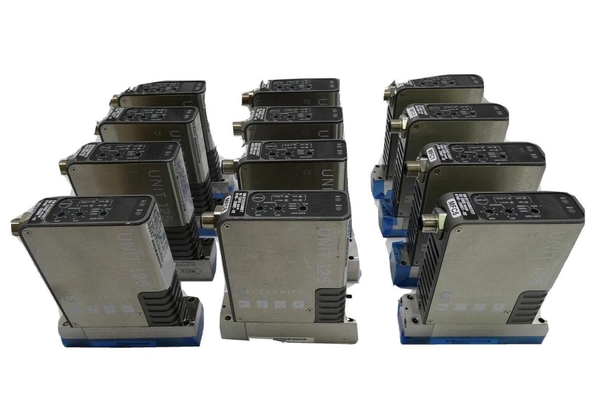 Used Celerity IFC-125C Mass Flow Controller MFC AMAT 0190-28861 Lot of 10 Working