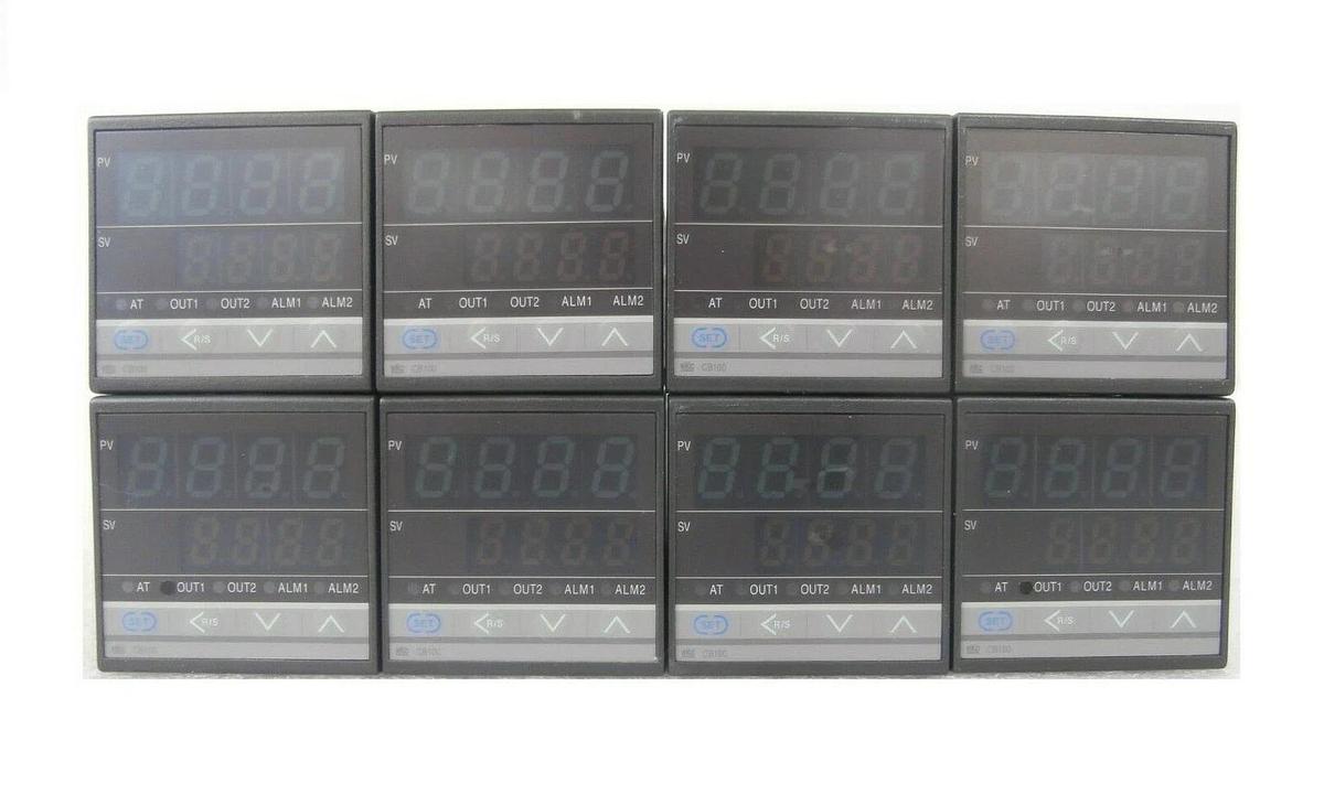 Used RKC Instruments CB100 Digital Temperature Controller Reseller Lot of 8 Working