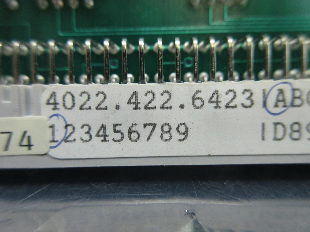 Used ASML 4022.422.64230 Commutator PCB Card 4022.422.6423 PAS 5000/2500 Used Working