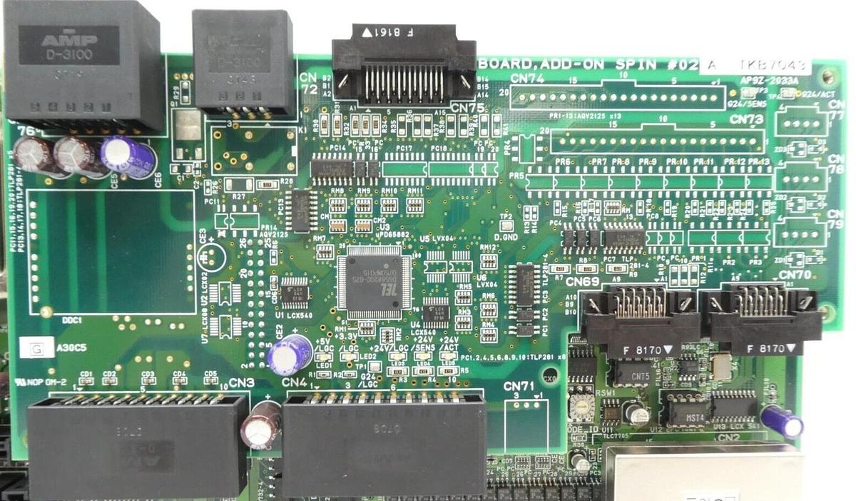 Used TEL Tokyo Electron AP9E-0858E IO Spin #01 PCB TKB7000 TKB7043 Reseller Lot of 2