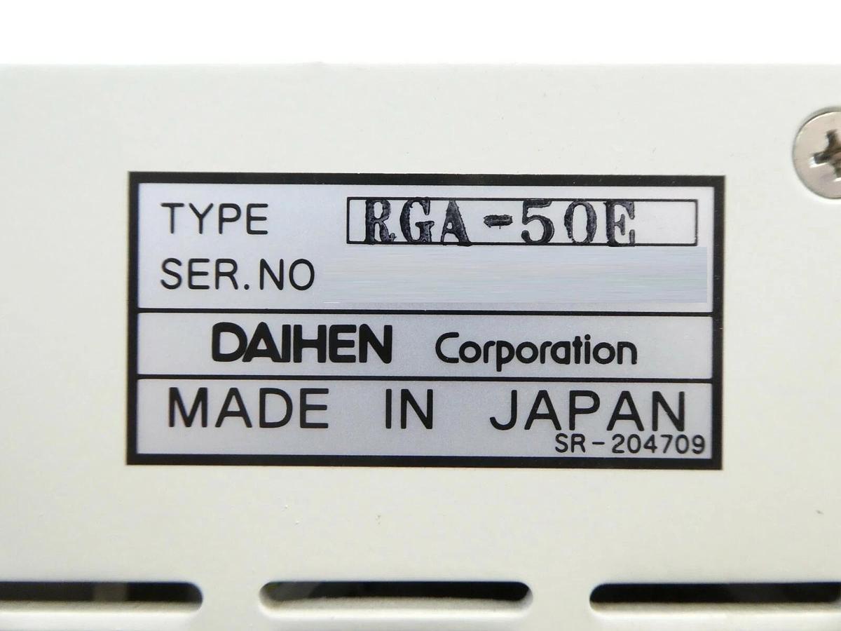 Used Daihen RGA-50E HF RF Power Generator TEL Tokyo Electron 3D80-002263-11 Working
