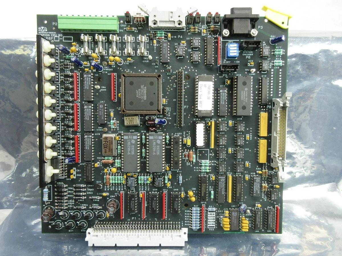Used SVG Silicon Valley Group 80166F3-01 VP Station Processor CPU PCB Card Used