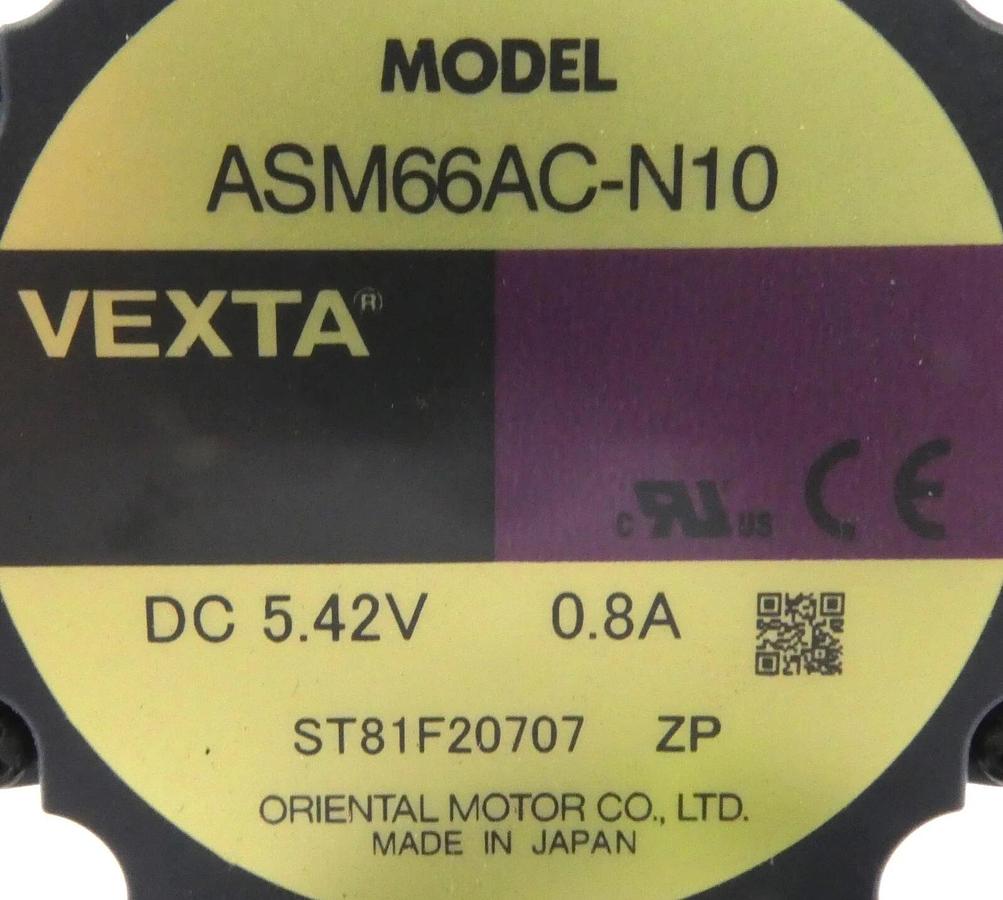 Used Oriental Motor ASM66AC-N10 DC Servo Motor Assembly VEXTA Untested Spare