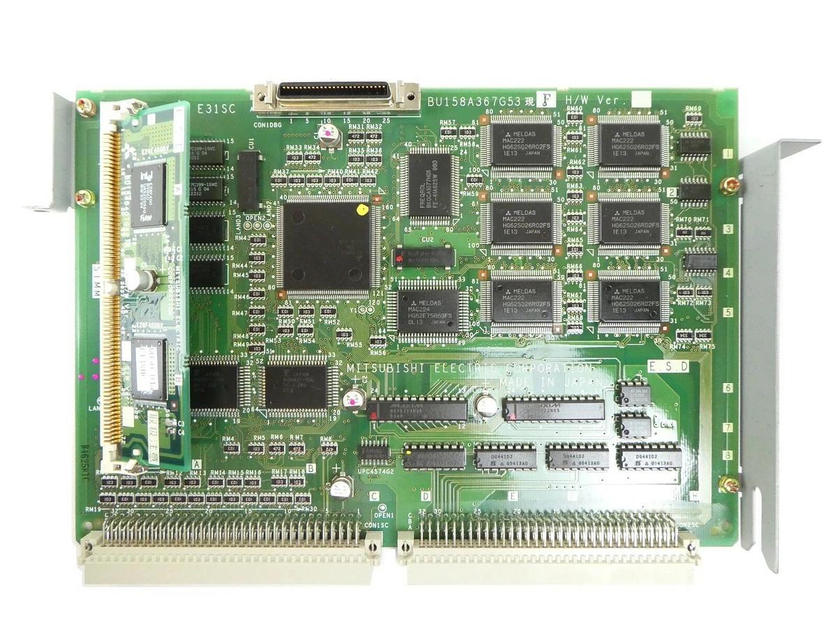 Used Mitsubishi BU158A367G53 PCB Card E31SC BU158B407G52 E31SM CR-E356-S06 Working