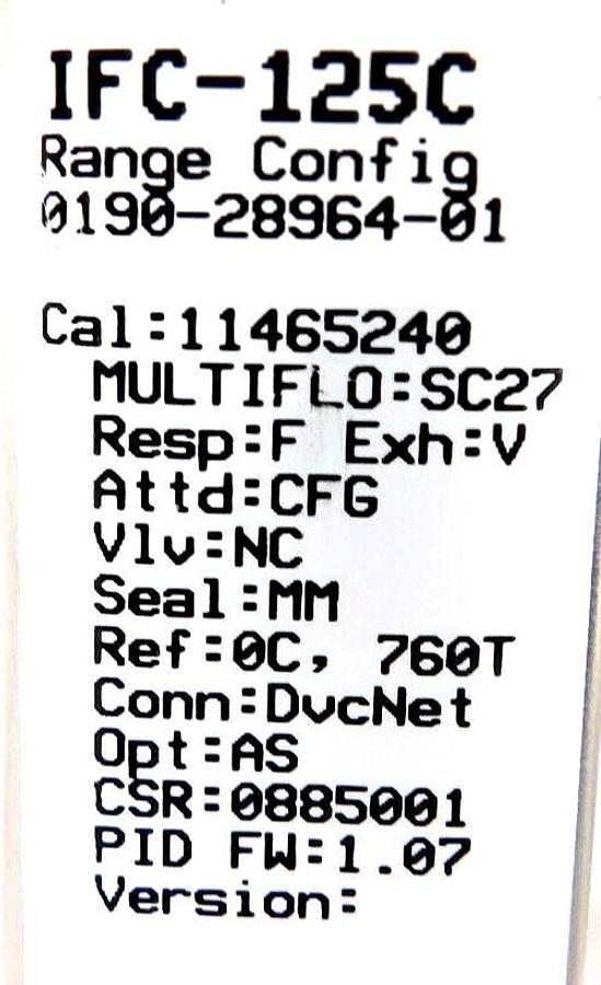 Used Celerity IFC-125C Mass Flow Controller MFC UNIT 125 Lot of 11 Working Surplus