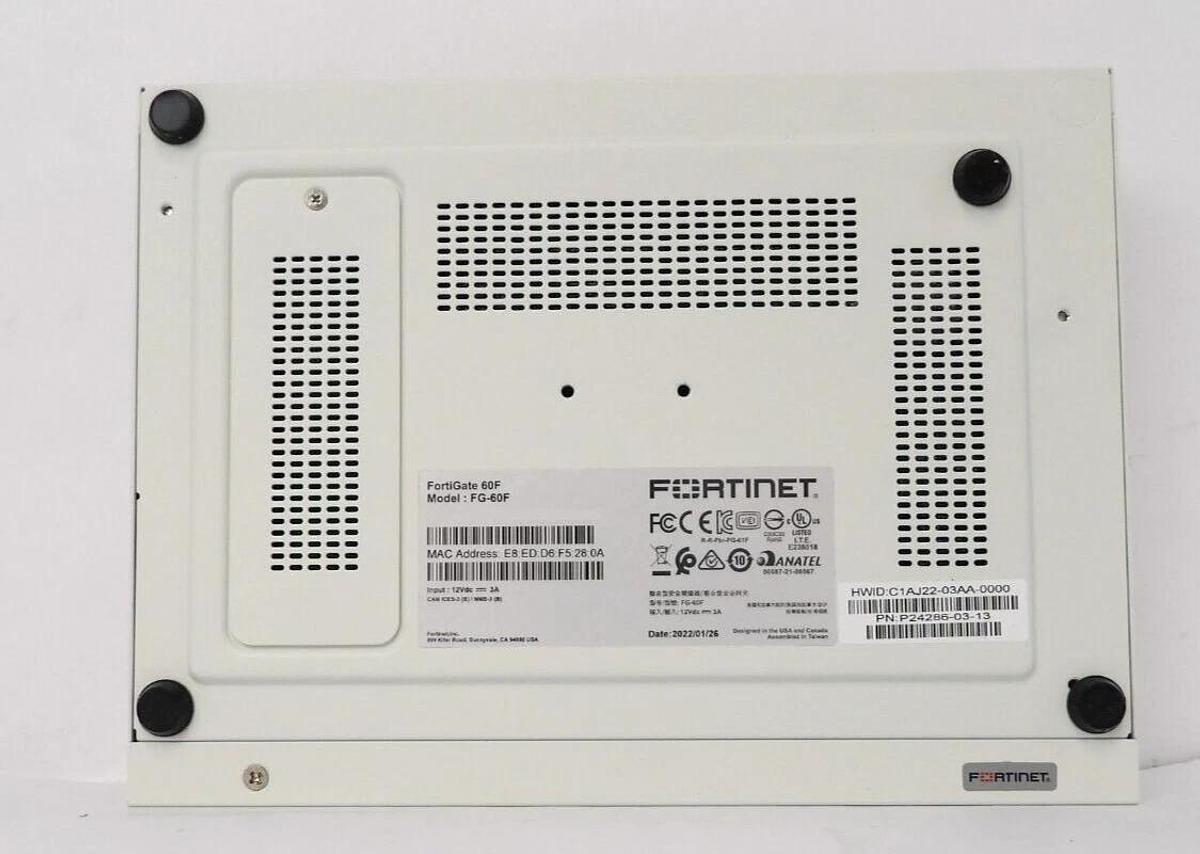 Used Fortinet P24286-03-13 FortiGate 60F Network Security Module FG-60F AMAT Working