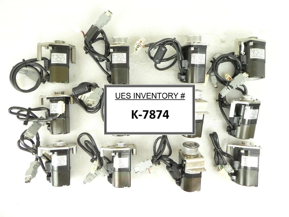 Used Yaskawa Electric SGMAH-A5A1A-YB11 Reseller Lot of 12 Nikon NSR FX-601F Working