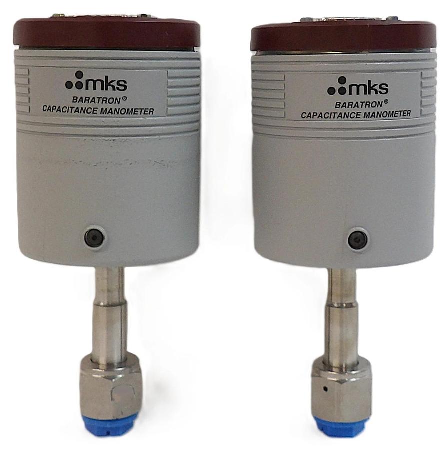 Used MKS Instruments 623A-14934 Baratron Capacitance Manometer Lot of 2 Working