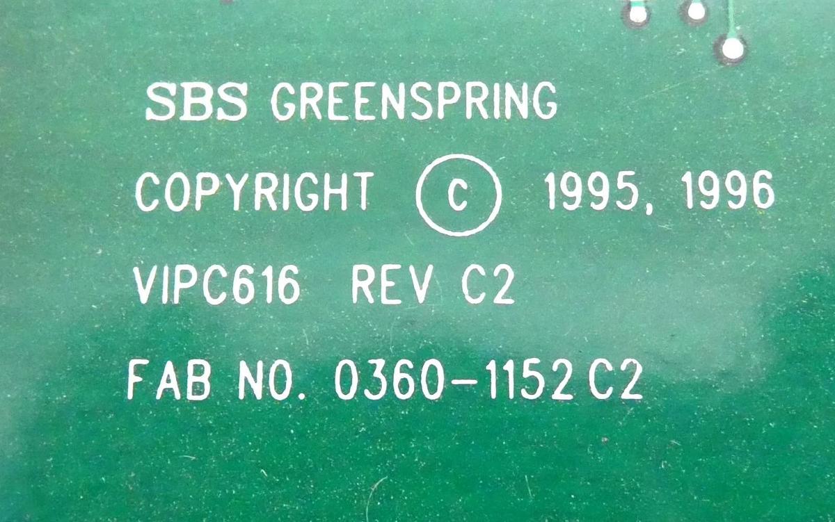 Used Greenspring Computers VIP616 Rev C2 Industry Pack PCB Card Working Surplus