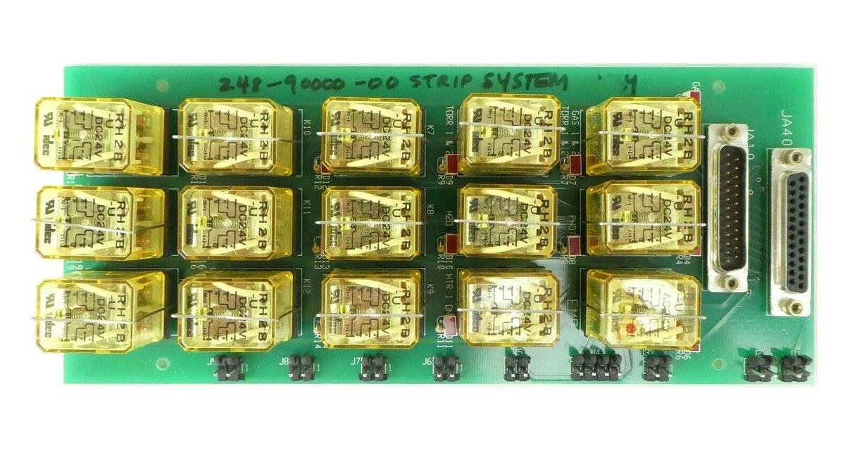 Used Mattson Technology 248-90000-00 Main AC Strip and CVD Relay PCB Working Spare