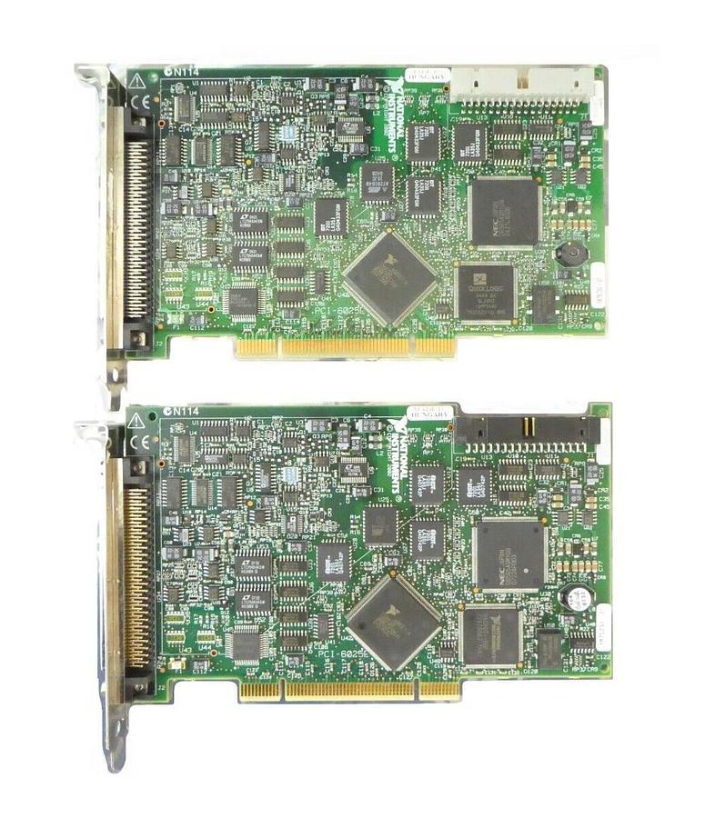 Used National Instruments PCI-6025E Multifunction DAQ PCB Card Lot of 2 Working