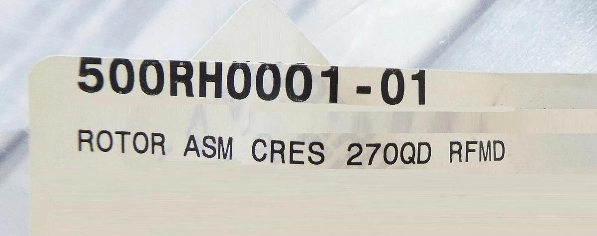 Used Semitool 500RH0001-01 SRD Spin Rinse Dryer Rotor A182-60MC-0215 Working Spare