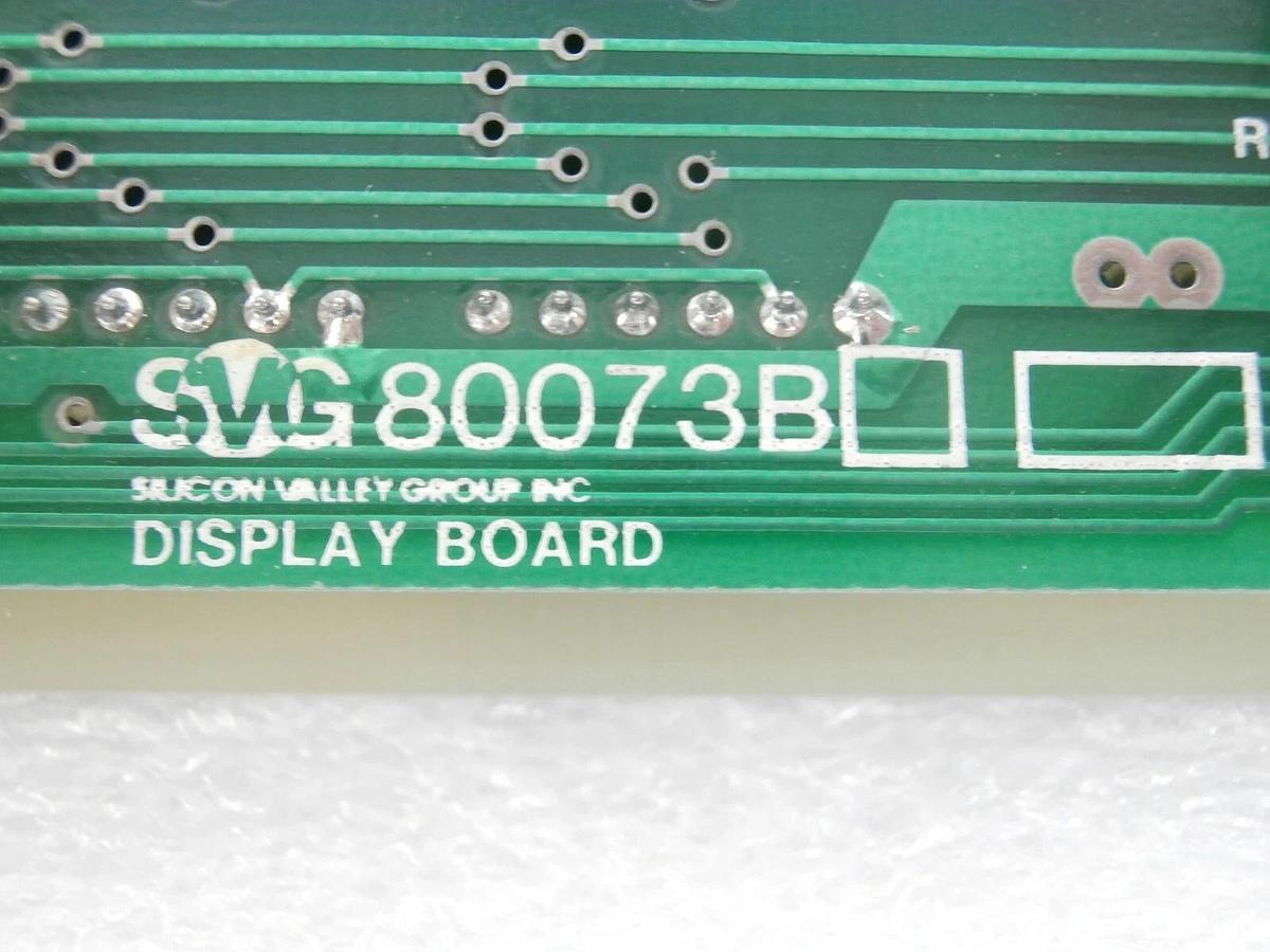 Used SVG Silicon Valley Group RT-8828/8836 HPO Developer Interface Panel 80073B Spare