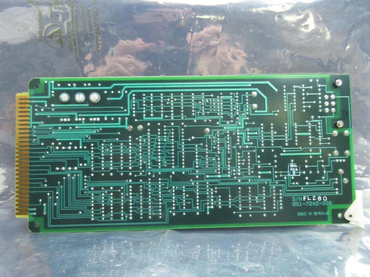 Used Perkin-Elmer 851-8242-006 Processor PCB Card Rev. L SVG ASML 90S Used Working