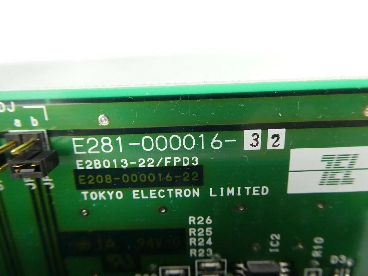 Used TEL Tokyo Electron E280-000016-32 FDP3 Display PCB Card T-3044SS Working Spare