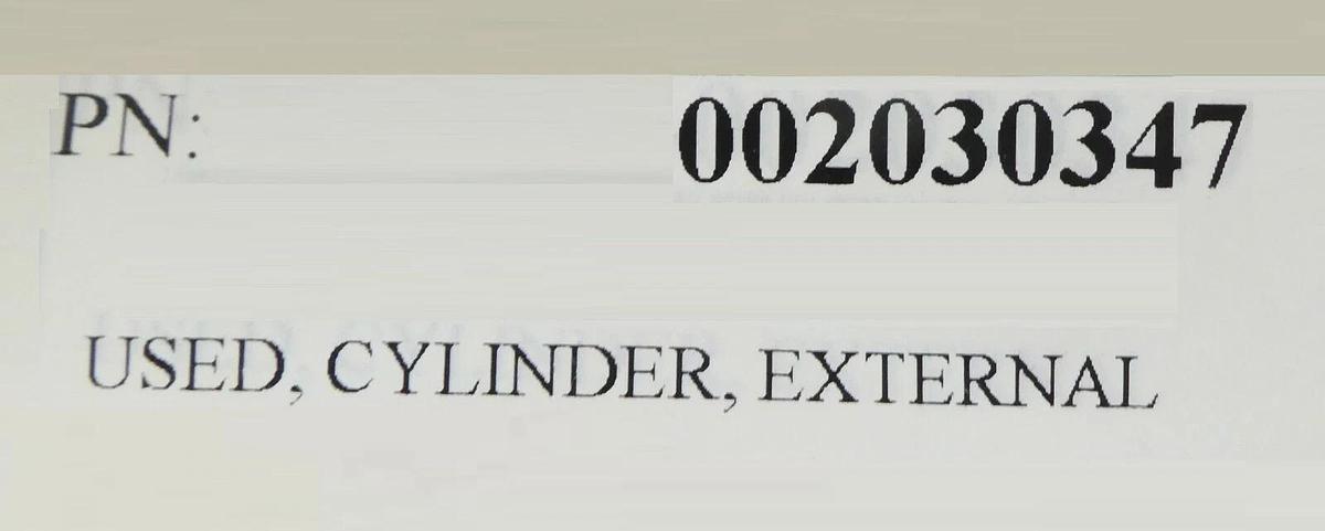 Used AMAT Applied Materials 0020-30347 External Cylinder P5000 Precision 5000 Working