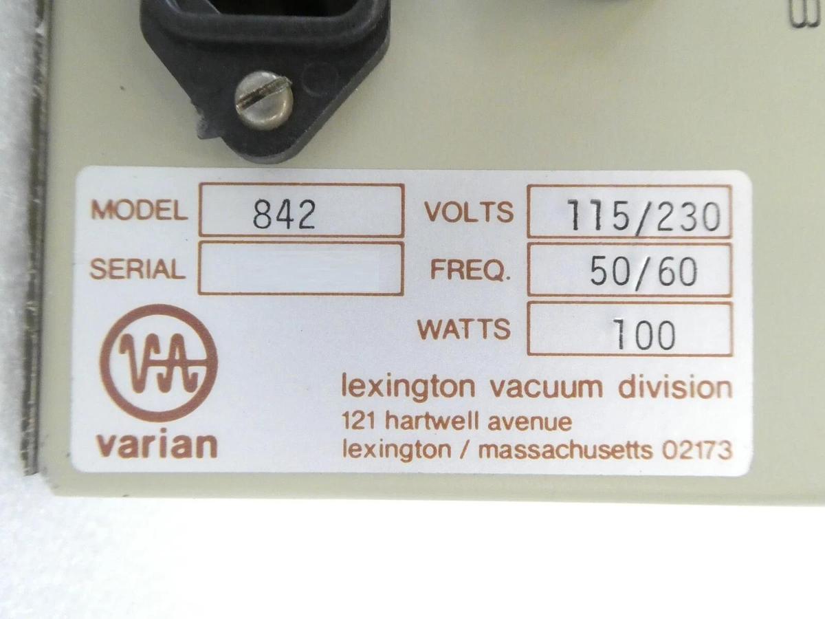 Refurbished Varian Semiconductor F6323001 842 Vacuum Ionization Gauge Controller Refurbished