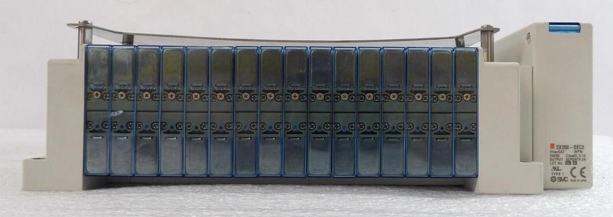 Used SMC SS5Y3-DUQ00526 16-Port Ethercat Pneumatic Manifold AMAT 0190-41157 Working