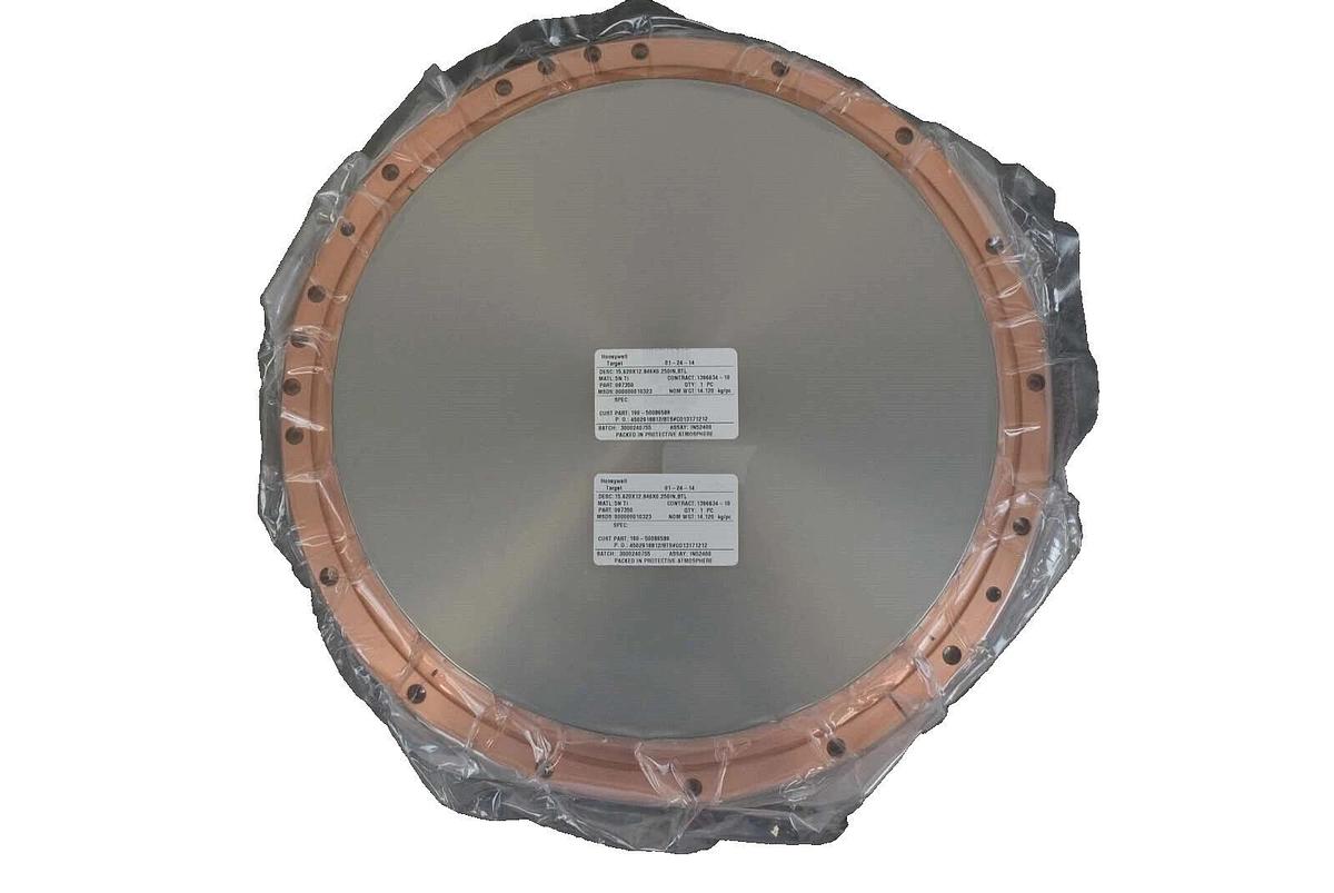 Used Honeywell 097350 Target /BP Assy .25 IN TI 5N AMAT Endura Applied Materials New