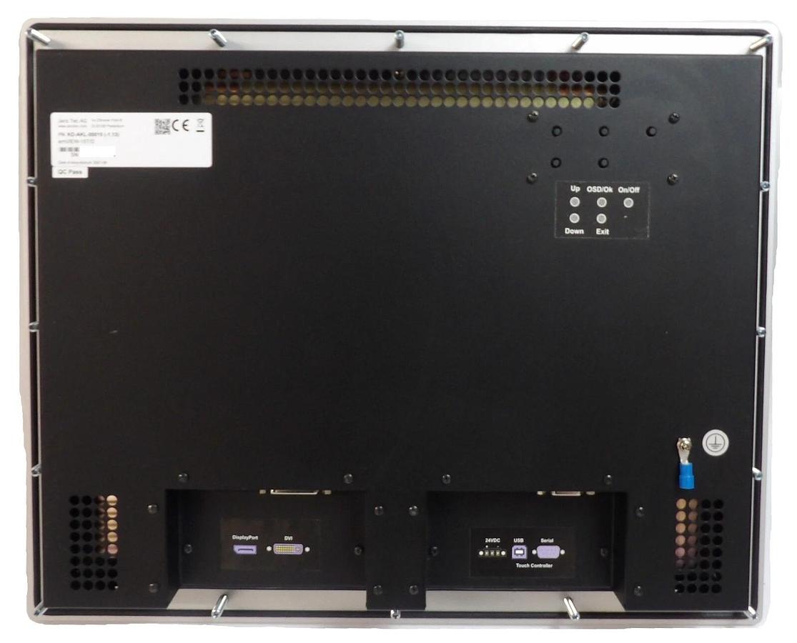 Used Janz Tec KD-AKL-00015 15" LCD Flat Panel PC emVIEW Series Working Surplus