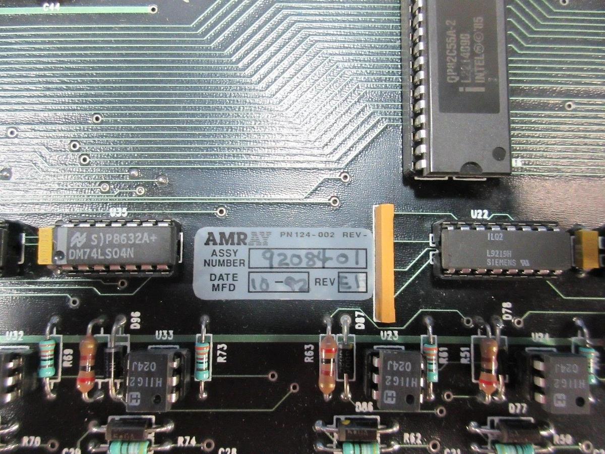 Used Amray 92084-01 PC17V WHS Sensors/Valve Drivers PCB 800-3123 Used Working