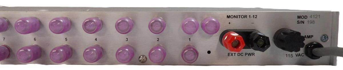 Used Dytran Instruments Model 4121 Accelerometer 12 Channel Power Unit Working
