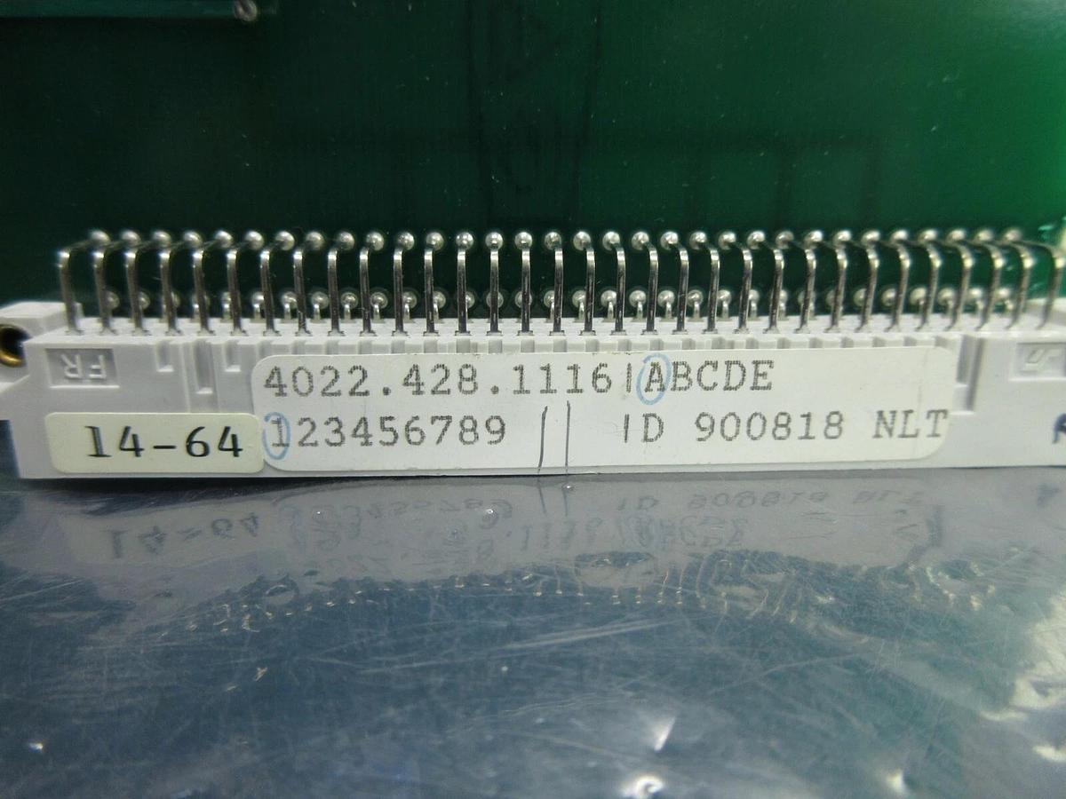Used ASML 4022.428.11160 Velocity Control PCB Card 4022.428.1116 PAS 5000/2500 Used