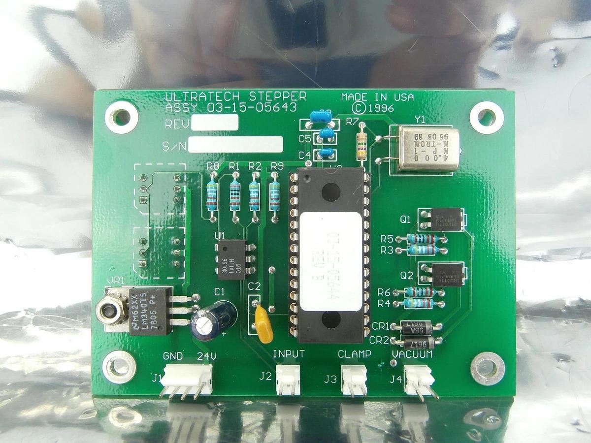 Used Ultratech Stepper 03-15-05643 Theta Vac/Chuck Clamp Board PCB 4700 Titan Used