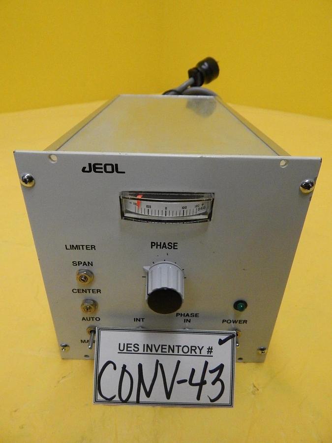 Used JEOL EH-RPS02 Manual Adjustable -/+180° Phase Shifter Used Working