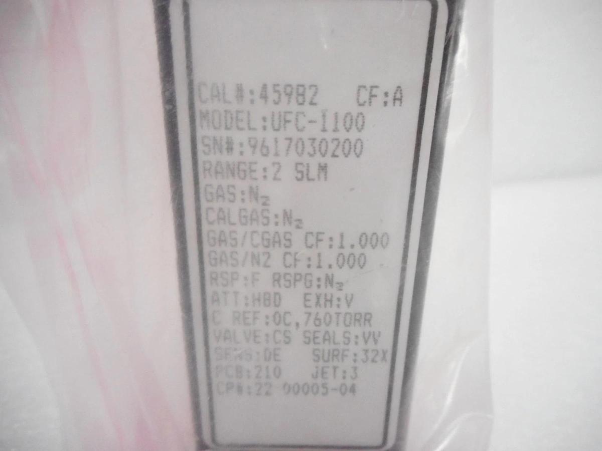 Refurbished UNIT Instruments UFC-1100 Mass Flow Controller MFC 2 SLM N2 Refurbished