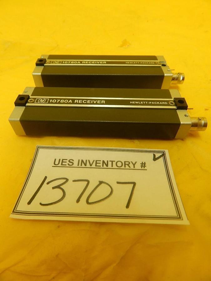 Used HP Hewlett-Packard 10780A Inferometer Optical Receiver Lot of 2 Used Working