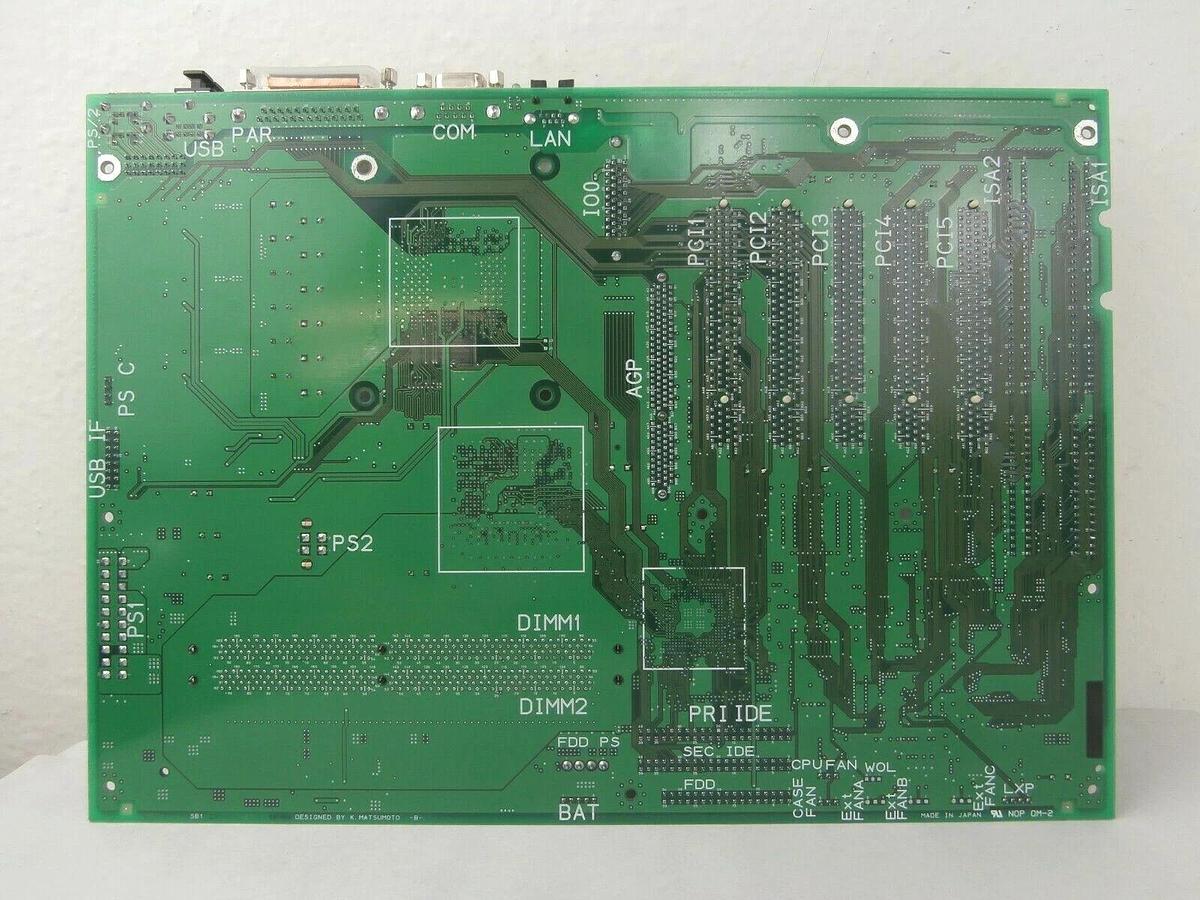 Used Meiden CHF300/B Motherboard PCB P4 2GHz CHF30 µPORT-M4 Working Spare