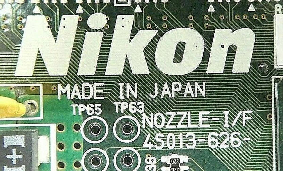Used Nikon 4S013-626 PCB Card NOZZLE-I/F NSR FX-601F FPD Lithography System Working