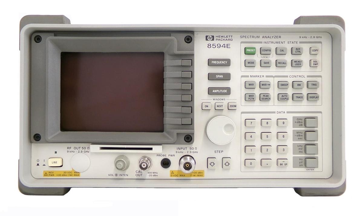 Used HP Hewlett-Packard 8594E Spectrum Analyzer 9 kHz - 2.9 GHz Untested Surplus