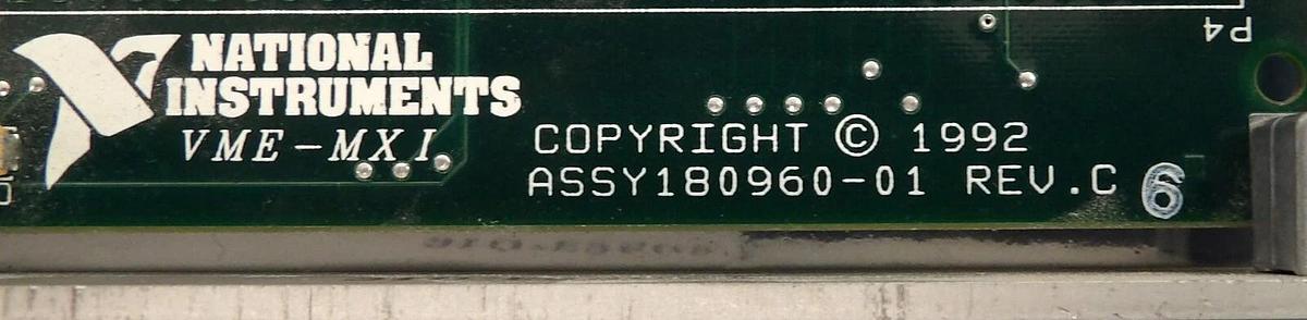 Used National Instruments 180960-01 Bus Interface PCB VME-MXI Working Surplus
