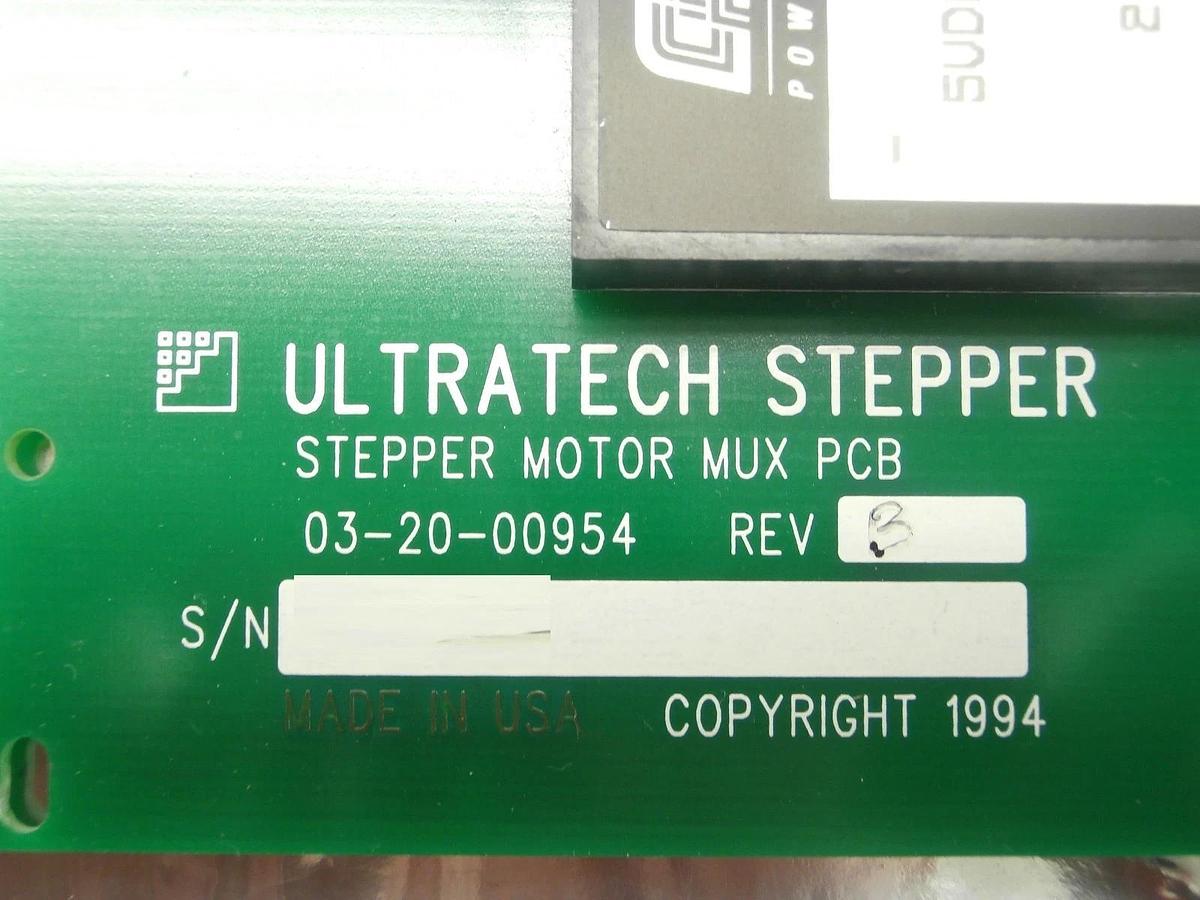 Used Ultratech Stepper 03-20-00954 Stepper Motor MUX Board PCB Used Working