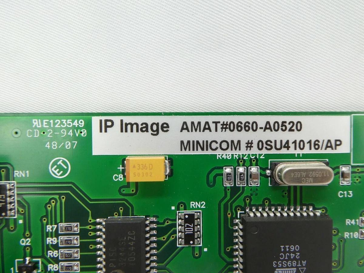 Used Minicom 1SU41001/AP2 IP Image PCB Card AMAT Applied Materials 0660-A0520 Working